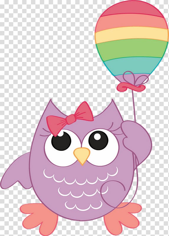 Owl Birthday Balloon , owl transparent background PNG clipart