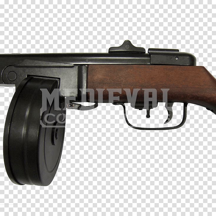 Second World War Firearm PPSh-41 Rifle Submachine gun, weapon transparent background PNG clipart