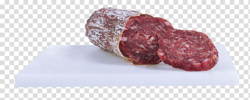 Genoa salami Soppressata Bresaola Ventricina, sausage transparent background PNG clipart