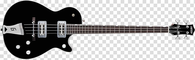 Gibson Les Paul Gretsch Bass guitar Double bass, Bass Guitar transparent background PNG clipart