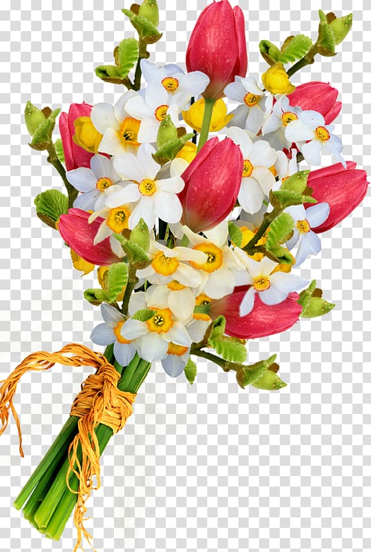 bouquet of flowers transparent