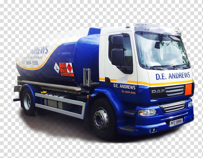 D E Andrews oil Cargo Commercial vehicle Heating oil, car transparent background PNG clipart