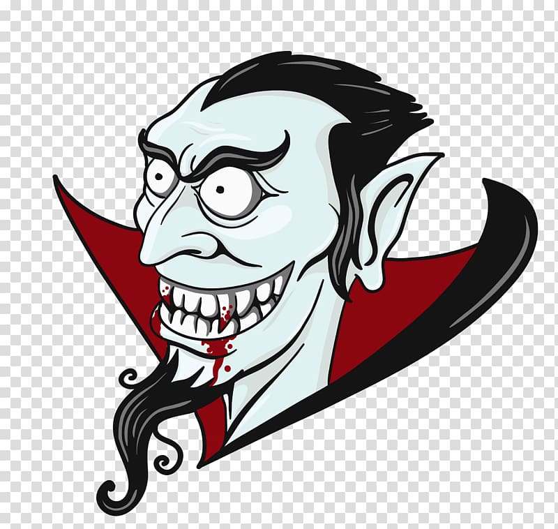 dracula illustration, Vampire , Vampire Head transparent background PNG clipart