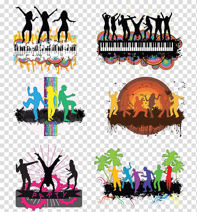 , Hey silhouette figures transparent background PNG clipart