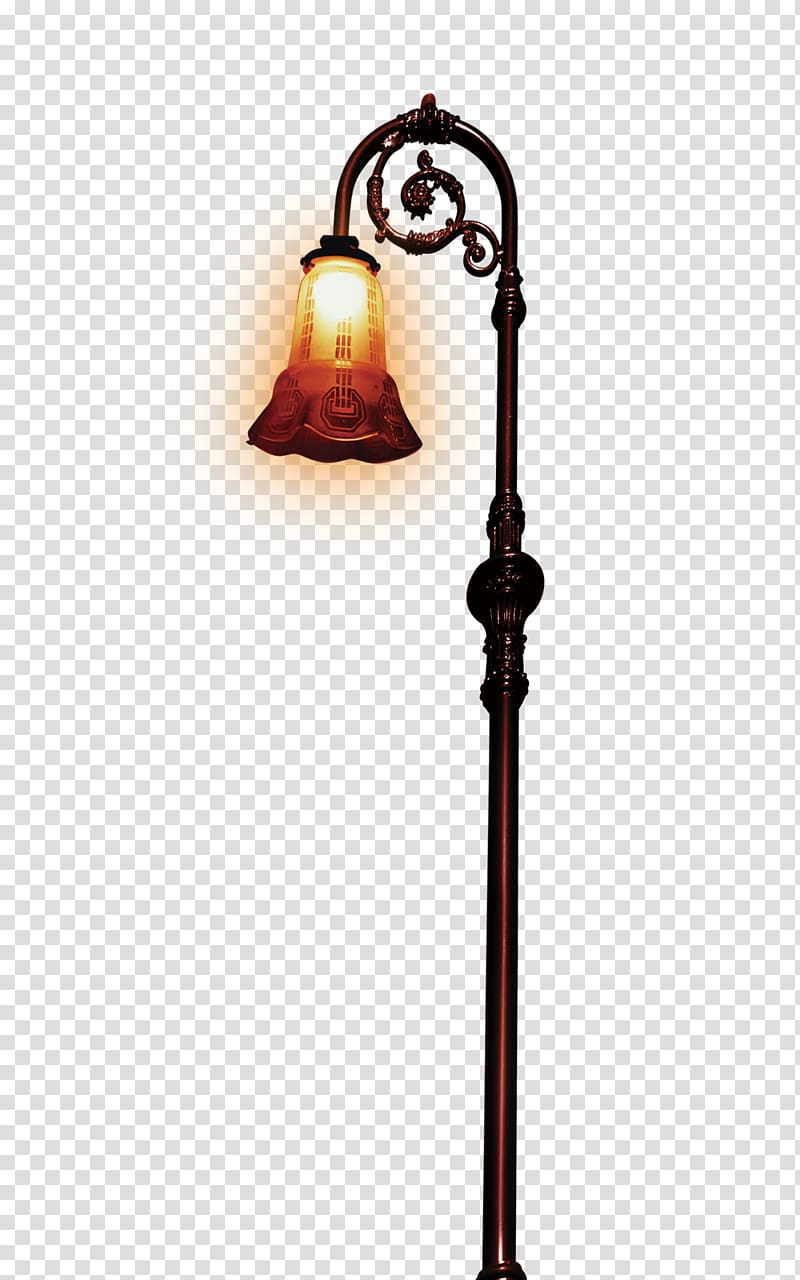 Lighting Lamp, Classical street light material transparent background PNG clipart