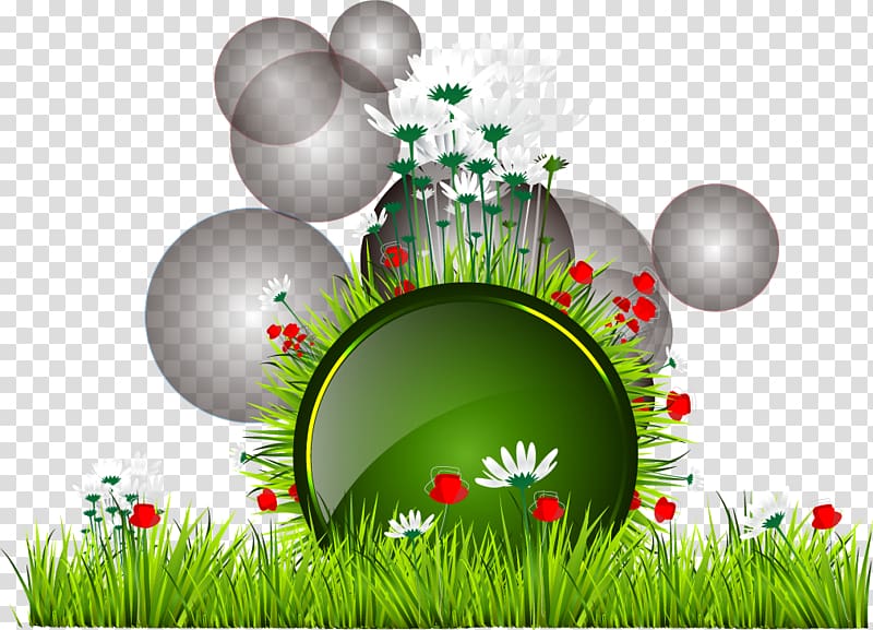 Illustration, Creative green grass transparent background PNG clipart