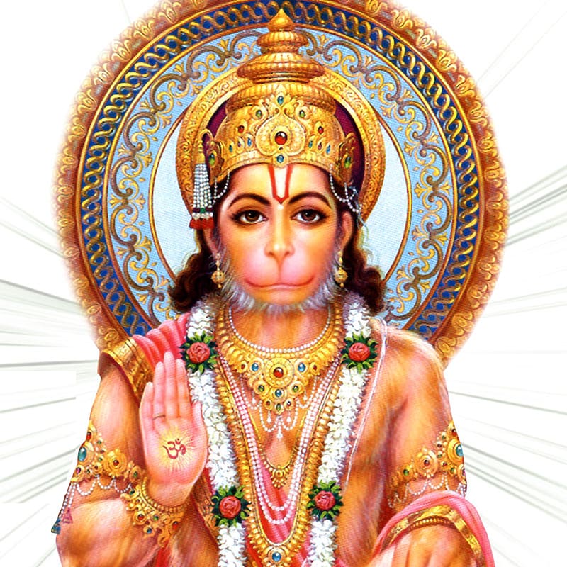 Hindu God illustration, Ravana Hanuman Rama Sita Ganesha, Hanuman transparent background PNG clipart
