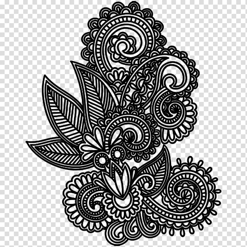 Drawing Tattoo Mehndi, design transparent background PNG clipart