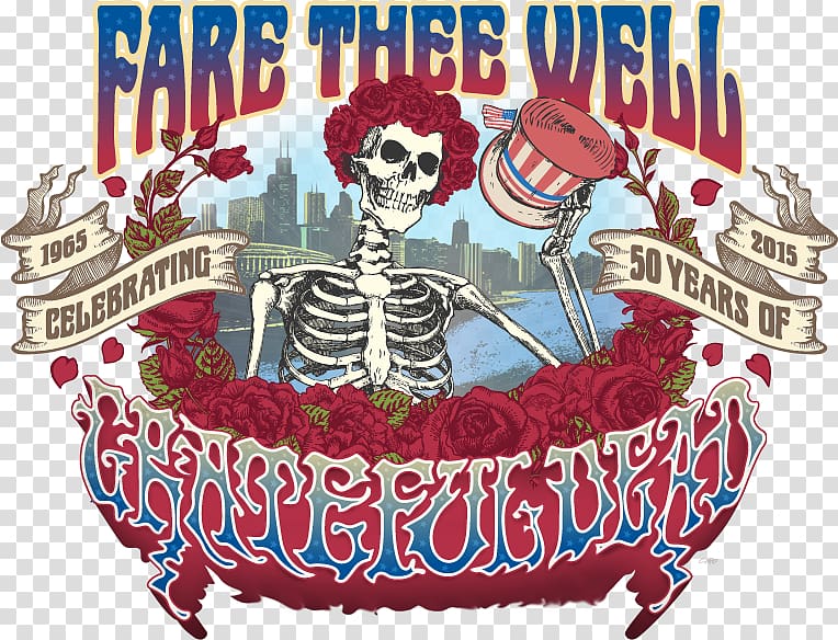 Soldier Field Fare Thee Well: Celebrating 50 Years of the Grateful Dead Music Deadhead, Gig Posters transparent background PNG clipart