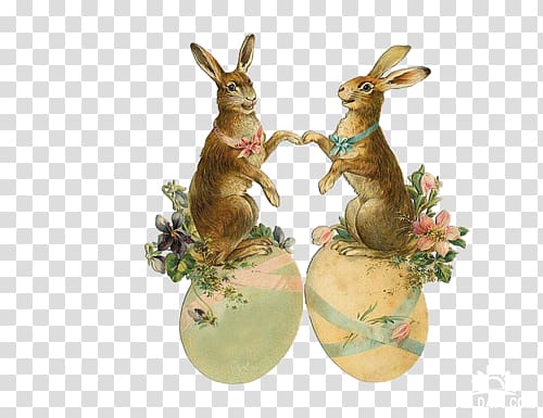 Easter Bunny Resurrection of Jesus Paper Easter postcard, Easter transparent background PNG clipart