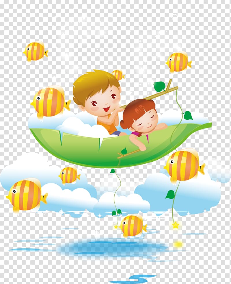 Cartoon Illustration, Children illustration material sea boat transparent background PNG clipart