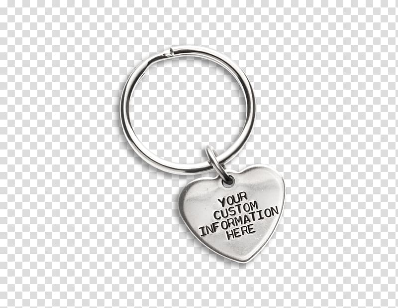 Key Chains Silver Body Jewellery, silver transparent background PNG clipart