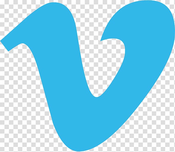 blue V logo, Vimeo V Logo transparent background PNG clipart