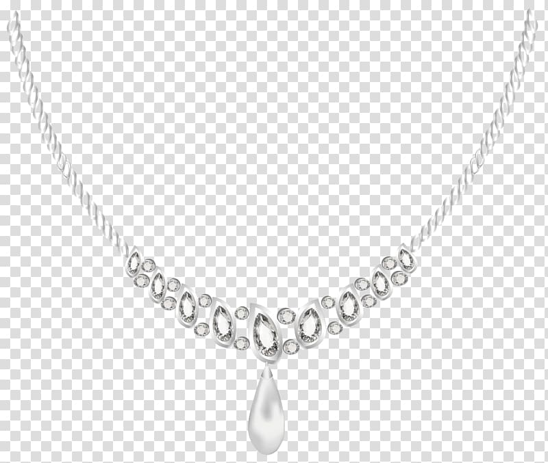 Earring Necklace Jewellery Diamond , pearls transparent background PNG clipart