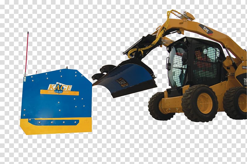 Heavy Machinery Plough Skid-steer loader Snow pusher, plow transparent background PNG clipart
