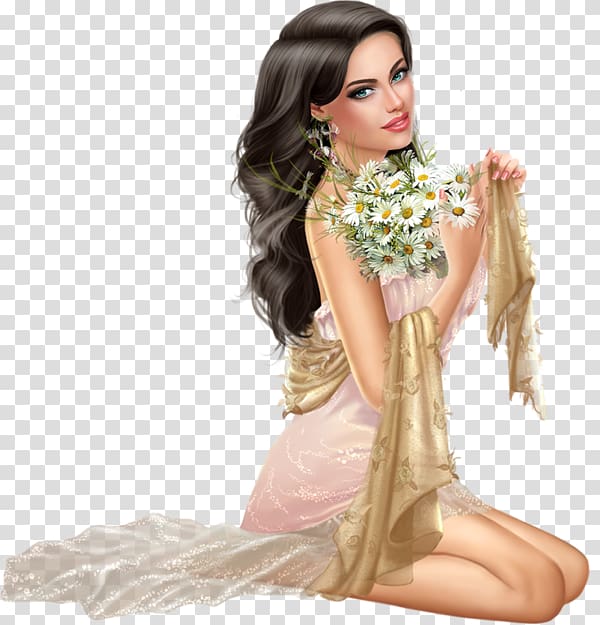 Drawing Woman Dress , woman transparent background PNG clipart