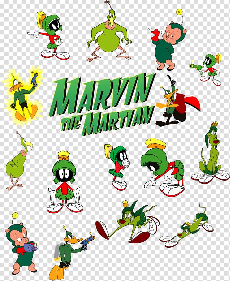 Marvin the Martian Character Ash Ketchum Green Lantern, Duck transparent background PNG clipart