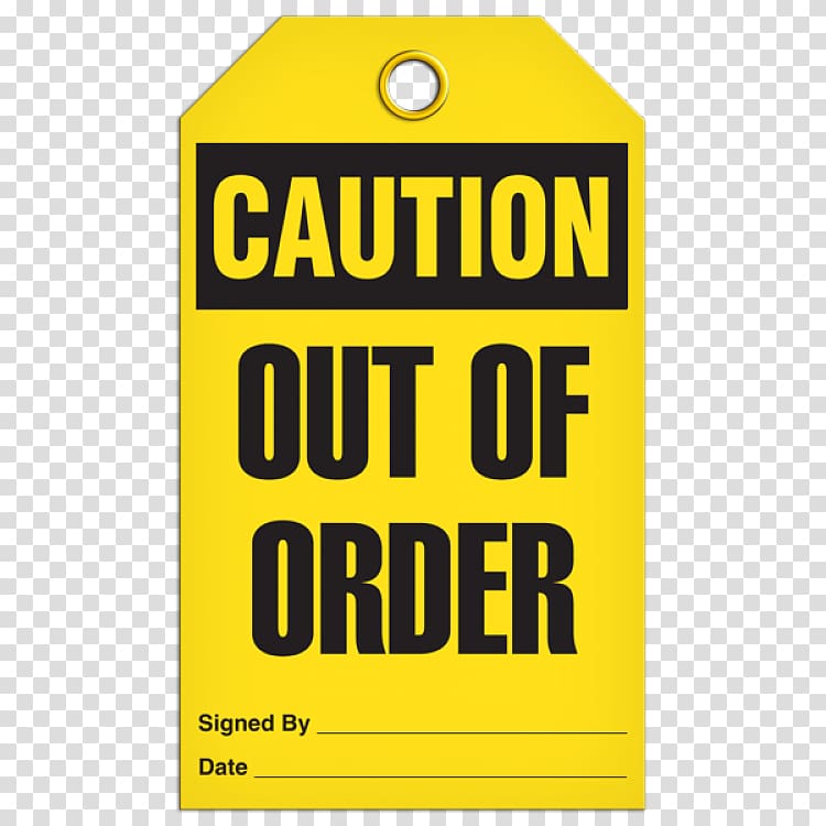 Wholesale Safety Labels Warning sign Hazard Signage, out of order transparent background PNG clipart