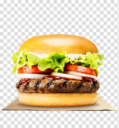 Whopper Cheeseburger Hamburger Chicken sandwich McDonald\'s Quarter Pounder, burger king transparent background PNG clipart