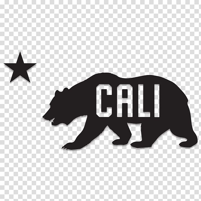 Flag of California California grizzly bear California Republic, bear transparent background PNG clipart