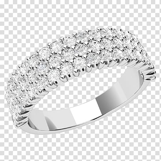 Eternity ring Diamond Wedding ring Crystal, ring transparent background PNG clipart