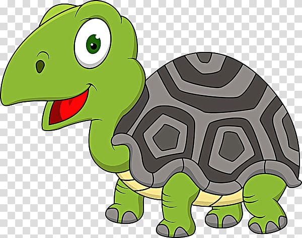 Turtle Cartoon , The turtle\'s gaze transparent background PNG clipart