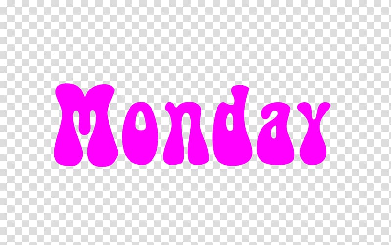 Pink Cute Monday., others transparent background PNG clipart