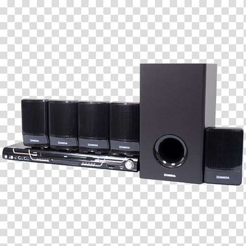 Computer speakers Subwoofer Audio power amplifier Home Theater Systems, Home Theater System transparent background PNG clipart