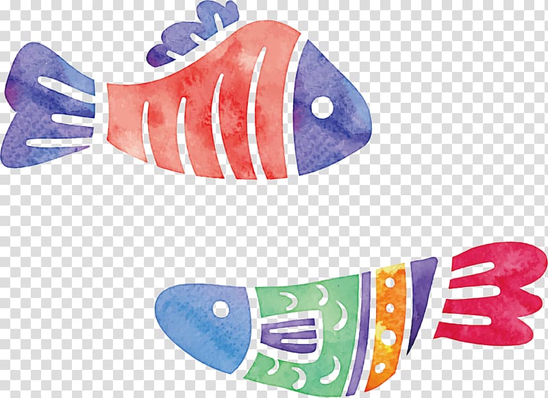 Fish Pisces Astrological sign, Cartoon couple fish illustration transparent background PNG clipart