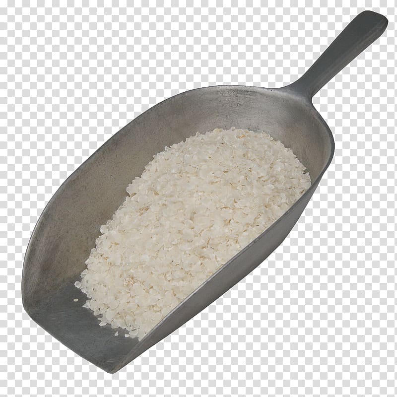 Fleur de sel Spoon White rice, Rice Grains transparent background PNG clipart