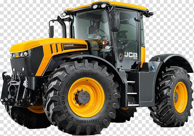 JCB Fastrac Agriculture Tractor Agricultural machinery, tractor transparent background PNG clipart