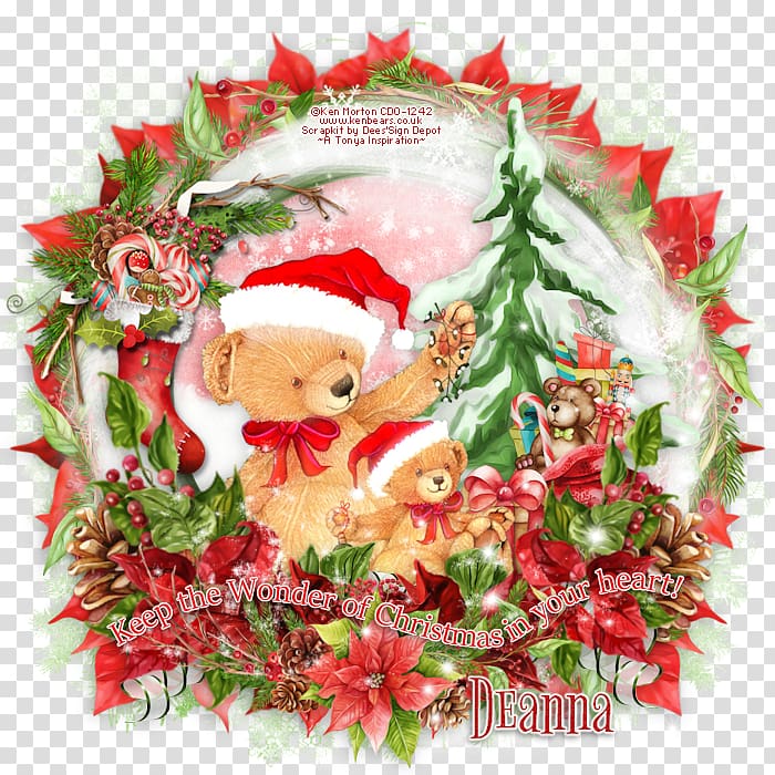 Christmas ornament Floral design Flower, christmas posters element transparent background PNG clipart