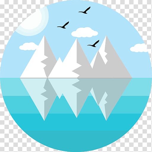 Xueshan Cartoon Computer Icons, iceberg transparent background PNG clipart