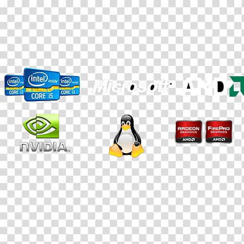 Dell Penguin Logo NVIDIA Tesla C1060, Sandy Bridge transparent background PNG clipart