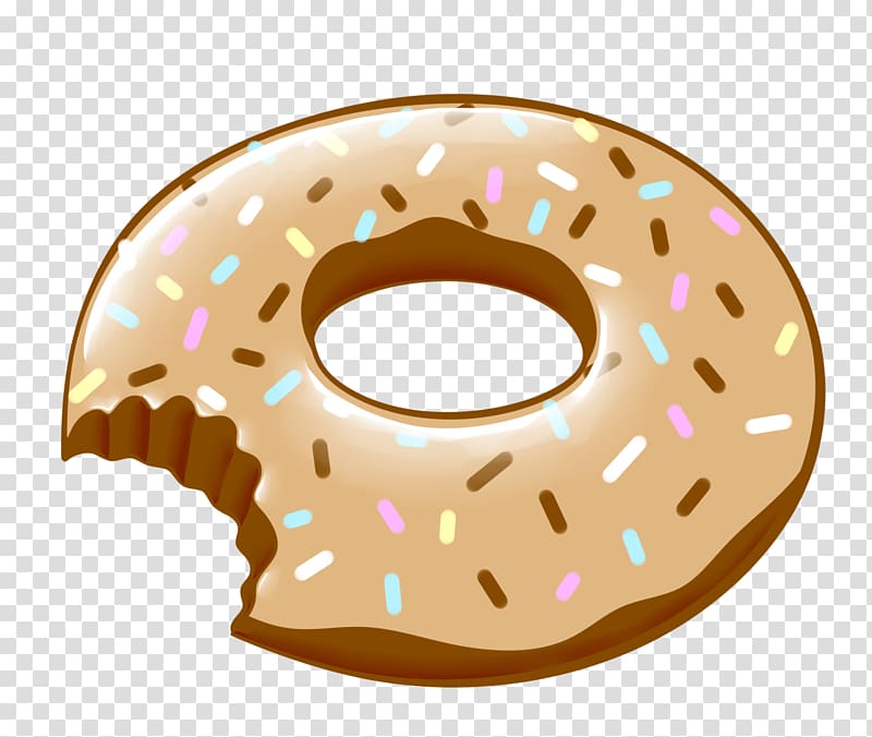 Donuts Eye, doughnut red green sprinkles transparent background PNG clipart