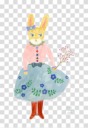 rabbit transparent background PNG clipart thumbnail