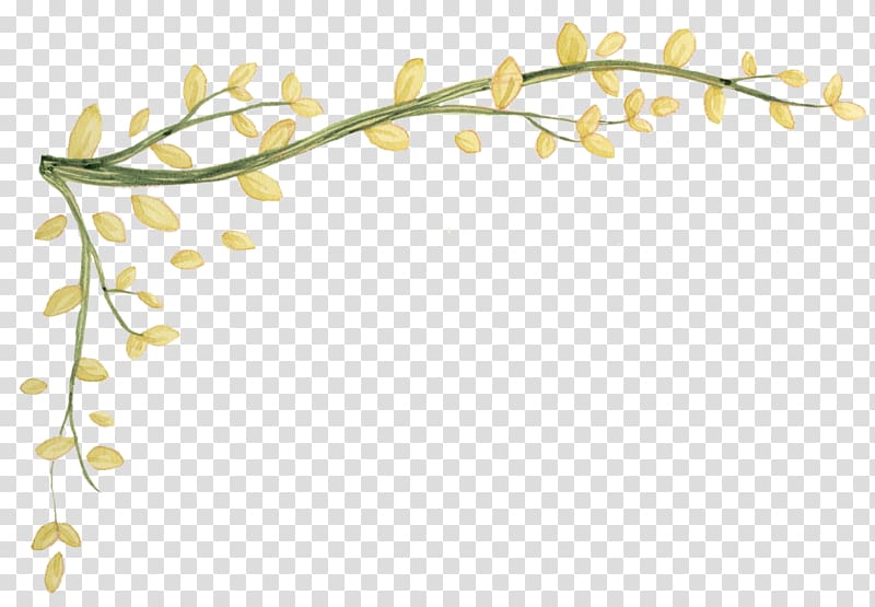 Knitting Drawing Pattern, leaves border transparent background PNG clipart