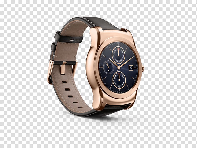 LG G Watch R LG Watch Urbane Smartwatch, watch transparent background PNG clipart