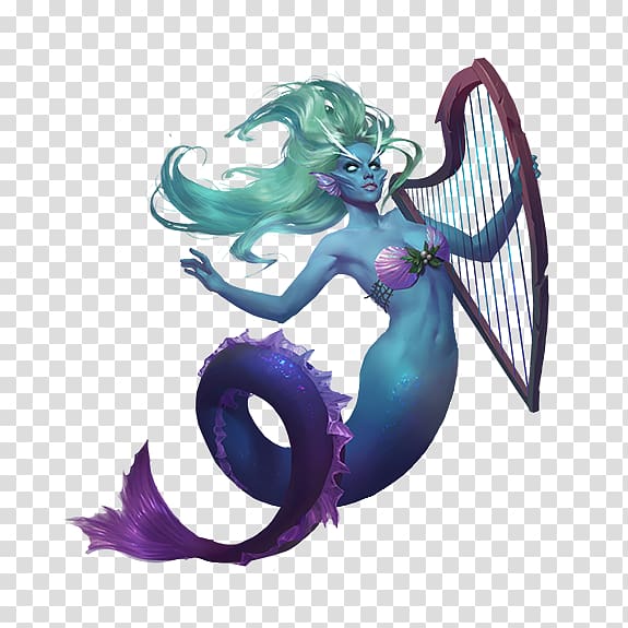 Siren Legendary creature Mermaid , creatures transparent background PNG clipart