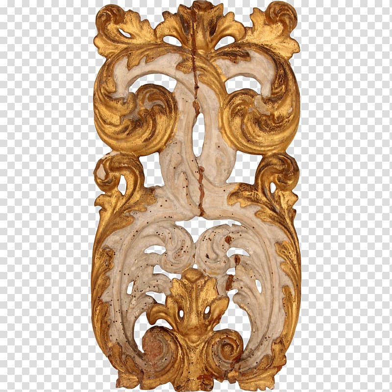 01504 Carving, baroque transparent background PNG clipart