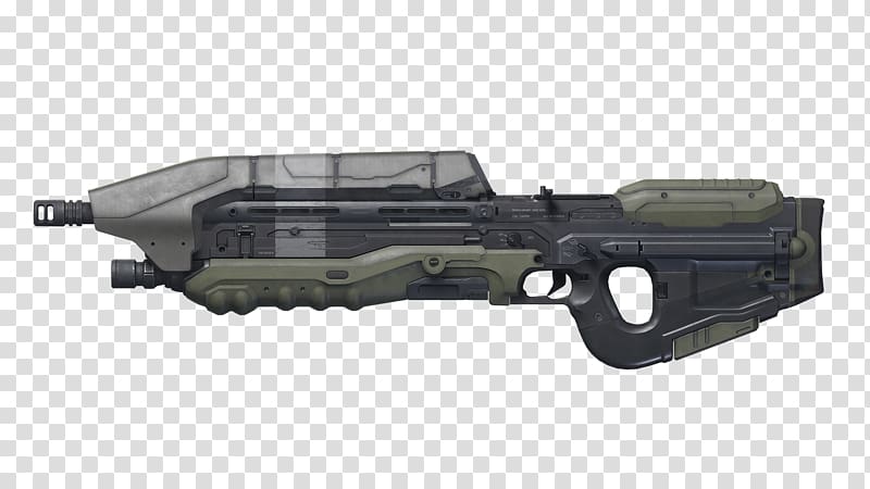 Halo 5: Guardians Halo 4 Halo: Spartan Assault Assault rifle Weapon, assault rifle transparent background PNG clipart