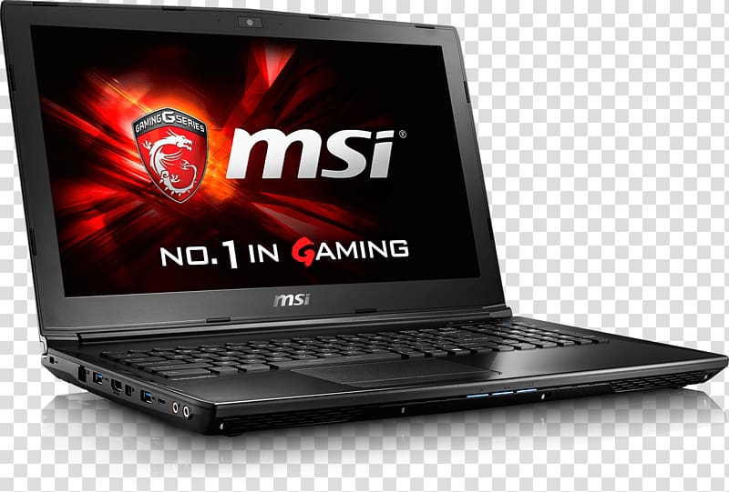 Laptop MSI GL62 Skylake MSI GL72, Laptop transparent background PNG clipart