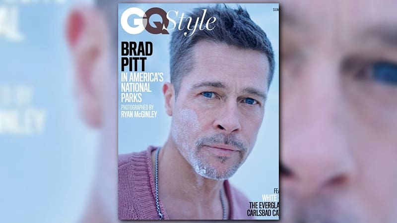 Brad Pitt Hollywood GQ grapher Divorce, brad pitt transparent background PNG clipart