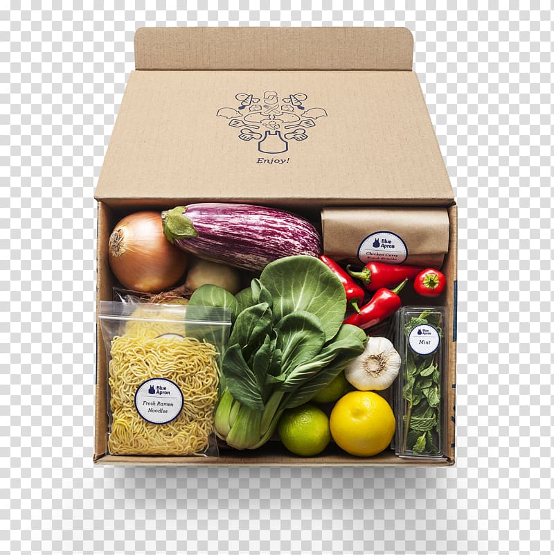 Meal kit Blue Apron Holdings Meal delivery service Company, meal prep transparent background PNG clipart
