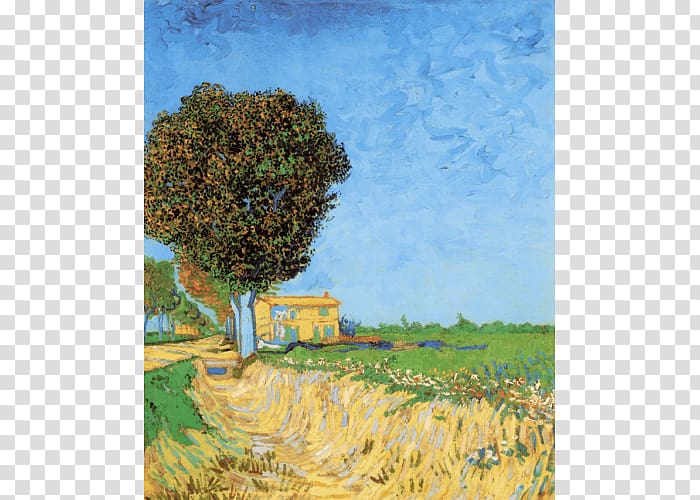 A Lane near Arles Wheatfield with Crows The Painter of Sunflowers Painting, painting transparent background PNG clipart