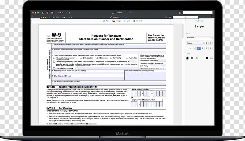 Form W-9 Information Form 1099-MISC Contractor, expert transparent background PNG clipart