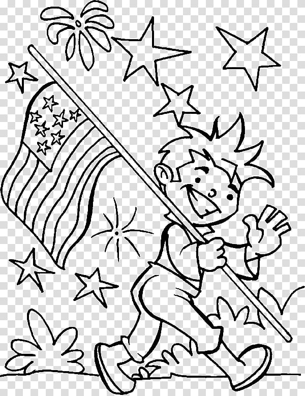 Independence Day Coloring book Flag of the United States Flag Day, Independence Event transparent background PNG clipart