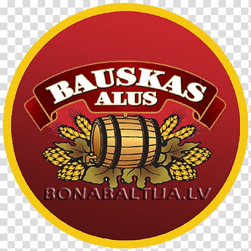 Beer Bauskas alus Logo, beer transparent background PNG clipart
