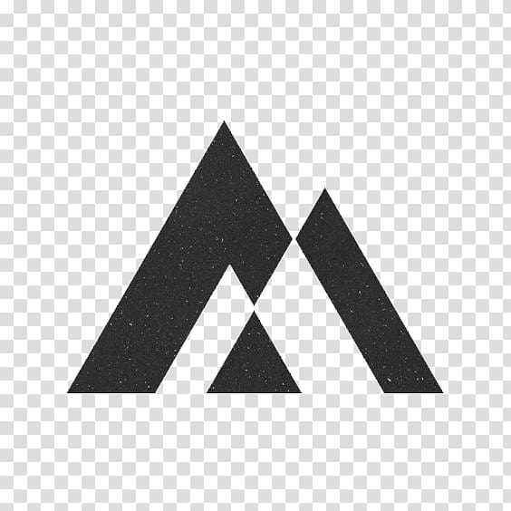 black logo illustration, Minimalism Tattoo Geometry Logo, Free buckle triangle element transparent background PNG clipart