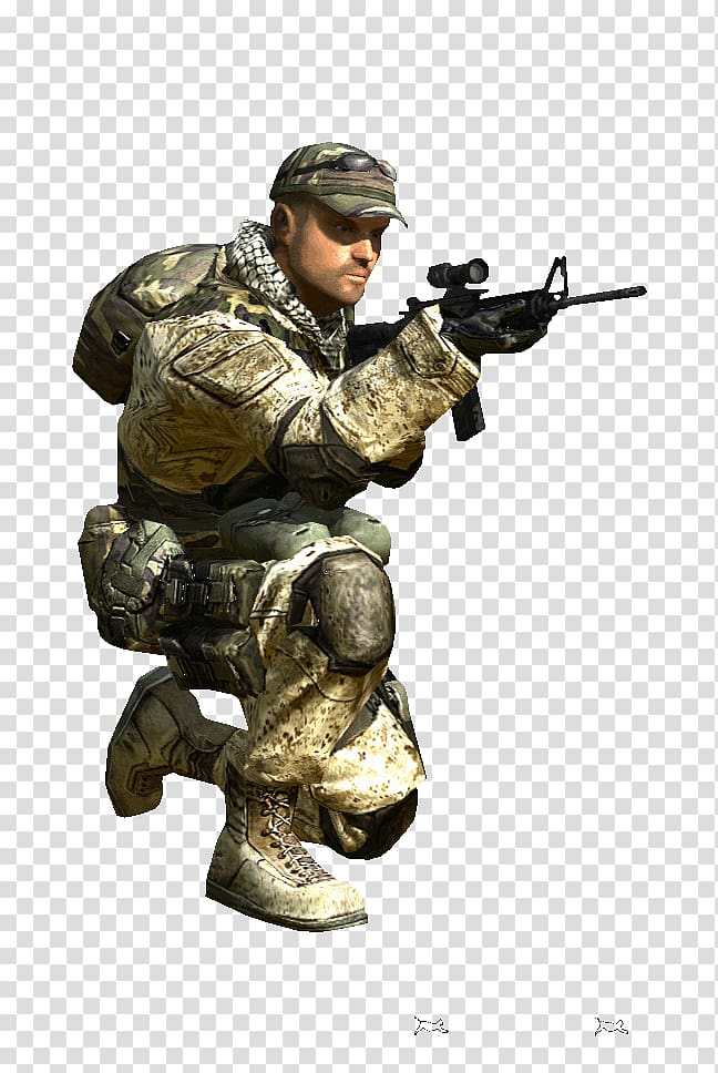 soldier holding rifle illustration, Battlefield 2 Spec Ops: The Line Infantry Soldier Video game, Soldier transparent background PNG clipart